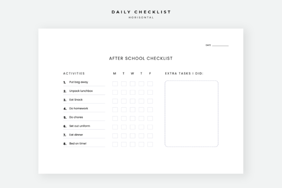 Download Daily Checklist | School Checklist - Daily checklist Collection