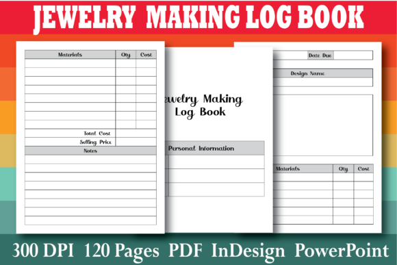 Download KDP Jewelry Making Log Book Interior - Log book interior Collection