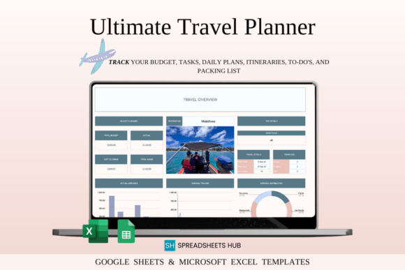 Download Ultimate Travel Planner in Excel - Travel planner Collection