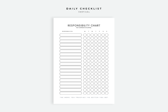 Download Daily Checklist Chore Chart - Daily checklist Collection